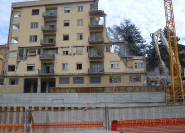 Demolizione edile L'Aquila: Via Castiglione 4