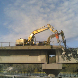 Demolizione edile Cavalcavia G.R.A. 2