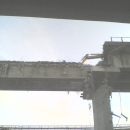 Demolizione edile Cavalcavia G.R.A. 4