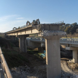 Demolizione edile Cavalcavia G.R.A. 1