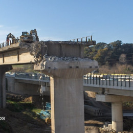 Demolizione edile Cavalcavia G.R.A. 4