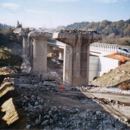 Demolizione edile Cavalcavia G.R.A. 2