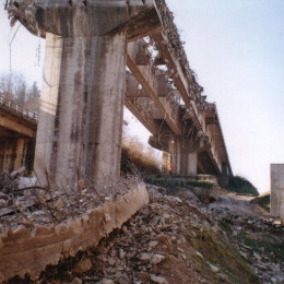 Demolizione edile Cavalcavia G.R.A. 2