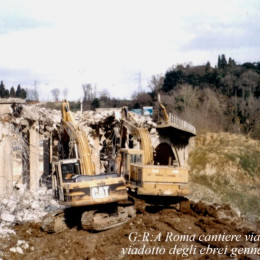 Demolizione edile Cavalcavia G.R.A. 4