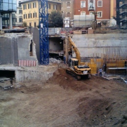 Demolizioni a Roma in Via Po 3