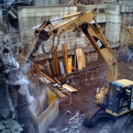 Demolizioni a Roma in Via Po 1