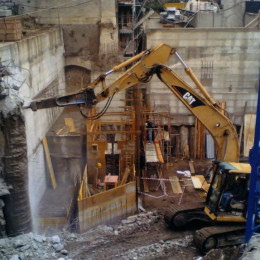 Demolizioni a Roma in Via Po 1