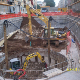 Demolizioni edili - Linea C Metro Roma - S.Giovanni 3