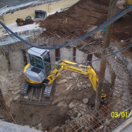 Demolizioni edili - Linea C Metro Roma - S.Giovanni 2