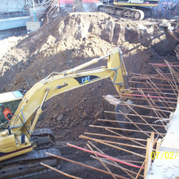 Demolizioni edili - Linea C Metro Roma - S.Giovanni 2