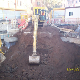 Demolizioni edili - Linea C Metro Roma - S.Giovanni 2