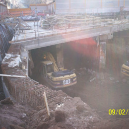 Demolizioni edili - Linea C Metro Roma - S.Giovanni 1