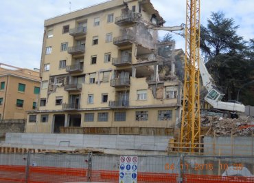 Demolizione edile L'Aquila: Via Castiglione 7