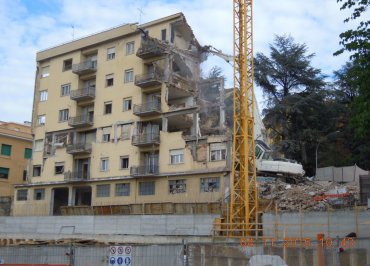 Demolizione edile L'Aquila: Via Castiglione 8