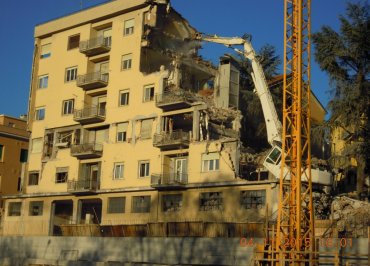 Demolizione edile L'Aquila: Via Castiglione 9