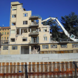 Demolizione edile L'Aquila: Via Castiglione 4