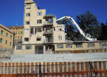 Demolizione edile L'Aquila: Via Castiglione 16