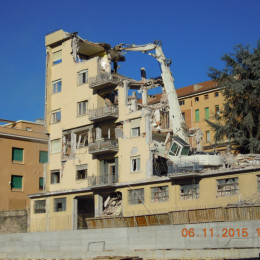 Demolizione edile L'Aquila: Via Castiglione 4