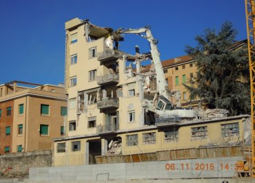 Demolizione edile L'Aquila: Via Castiglione 17