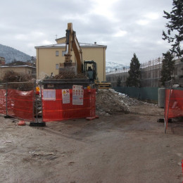 Demolizione edile - L'Aquila: Via degli Orsini 1